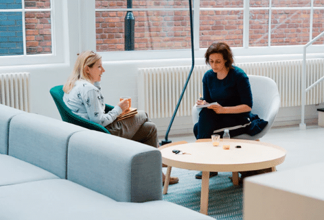 two women counseling
